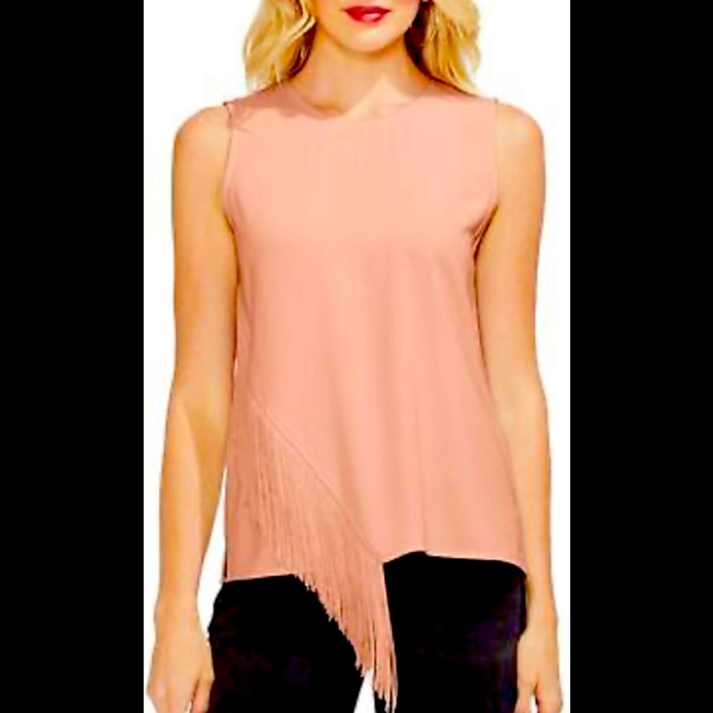Vince Camuto Pink Sleeveless Top